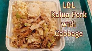 kalua shredded pork cabbage hawaii