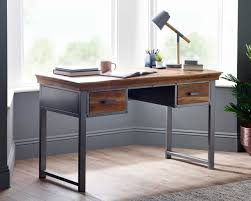 I'd been using a foldable plastic table as a desk since we first moved into. Kansas Industrial Solid Wood Large Home Office Desk Msl Furniture