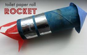 Toilet Paper Roll Rocket