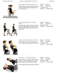 home exercise program for low back pain