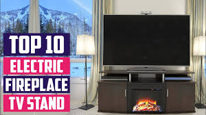 best electric fireplace tv stands