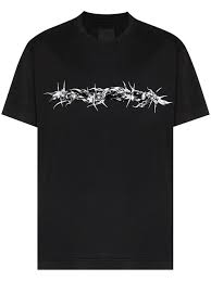 Givenchy Barbed Wire 印花T恤- Farfetch