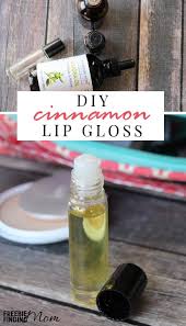 diy lip gloss cinnamon flavored