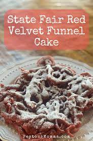 Red Velvet Funnel Cakes Funnel Cake Funnel Cake Recipe Easy Fair  gambar png