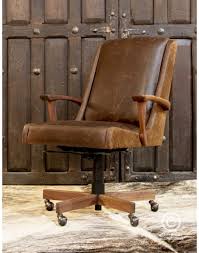 Arts and crafts oak desk chair. Braxton Desk Chair Adobe Interiors