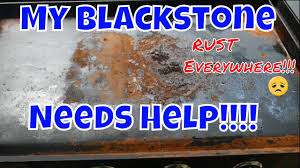 re a rusty blackstone griddle top