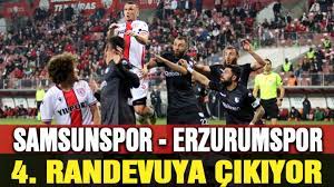 Samsunspor ile BB Erzurumspor 4 randevuya çıkıyor - Samsun haber