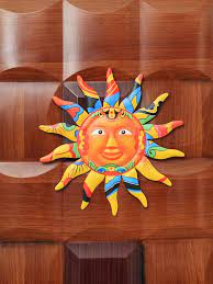 Sun Face Garden Wall Art Decoration