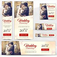 19 wedding banners free psd vector