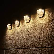 6 Pack Solar Fence Lights Solar Garden