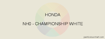 Nh0 Championship White For Honda