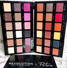 makeup revolution x petra eye shadow