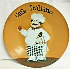 Large Italian Chef Plate Use For