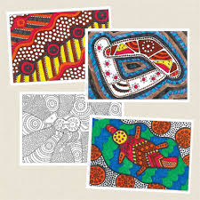 Aboriginal painting of snake coloring page supercoloring com. Naidoc Colouring In Sheets Naidoc Week Cleverpatch Art Craft Supplies