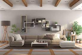Living Room Wall Shelves Designs For