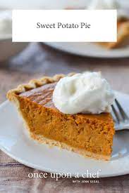 sweet potato pie once upon a chef