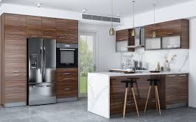 High gloss cabinet surfaces are an impressive and contemporary look for modern kitchens or bathrooms. European Style Modern High Gloss Kitchen Cabinets