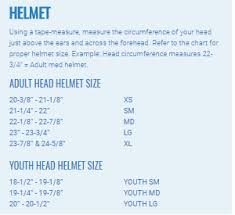 Answer Kids Helmet Sizing Information Mxstore Help