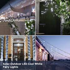 Outdoor Solar Fairy Lights Cool White