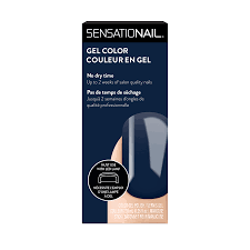 sensationail gel polish blue black to