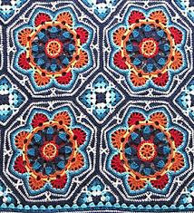 Persian Tile Blanket Pattern By Jane Crowfoot
