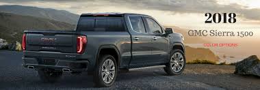 What Are The Color Options For The 2018 Gmc Sierra 1500