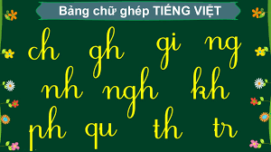 Thanh nấm - Bảng chữ ghép tiếng việt, 11 phụ âm ghép trong tiếng việt 2021  - YouTube