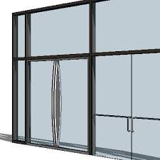 Curtain Wall Doors 3d Model Formfonts