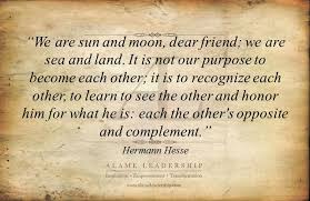 Herman Hesse - beautiful words about accepting others, even if we ... via Relatably.com