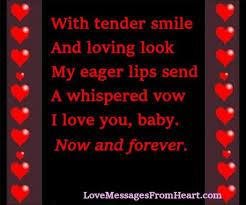 i love you baby love messages from