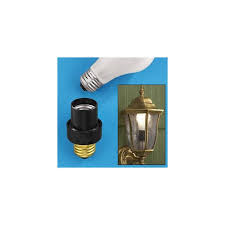Auto Sensor Dusk Dawn Photocell Light Control Screw In Bulb Socket Adj Alltopbargains