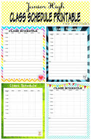 Blank Weekly College Schedule Download Them Or Print
