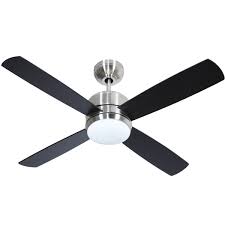 Whether to cool you down during the long, hot summer, or to blast away the chills when winter takes hold we've got a range of ceiling fans to compliment all styles and tastes. Craftmade Mn44bnk4 Led Brushed Polished Nickel Montreal 44 4 Blade Ceiling Fan Blades Wall Control And Led Light Kit Included Lightingshowplace Com