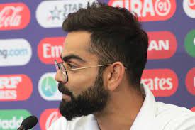 In the absence of the regular openers, virat kohli was given a chance to open the batting in the odi series. Adam Collins On Twitter Big Fan Of Virat Kohli Fronting The Media With Specs On The End Of His Nose Cwc19 Fashion