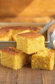 Cornmeal (regular), cornmeal, coarsely ground (corn grits or polenta), flour, baking powder, sugar, salt, buttermilk (or put 1 tbsp vinegar in your measuring cup and fill to 1 cup with milk), baking soda, eggs, butter, melted. Ultimate Cornbread Dinner Then Dessert