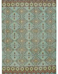 kaleen relic rug turquoise 2 x 3