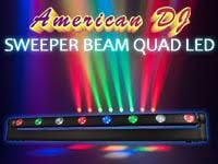 american djのビームエフェクト sweeper beam