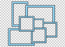 collage frame png clipart area blue