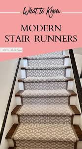 modern stair runners make your steps