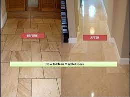 how to clean marble floors the best