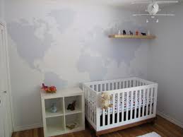 World Map Wall Decal For A Travel Nursery