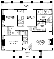 House Plan 95058 Plantation Style