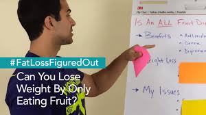 lose weight by only eating fruit