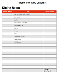 Inventory Checklist Template 24 Free Word Pdf Documents Download