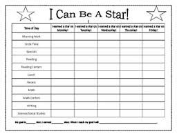 Star Behavior Chart