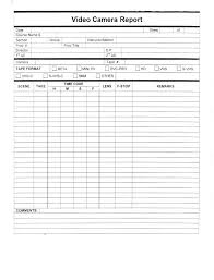 Daily Sheets Film Log Sheet Template Free Templates Filmmakers Part