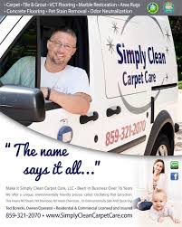 simply clean carpet care llc reviews