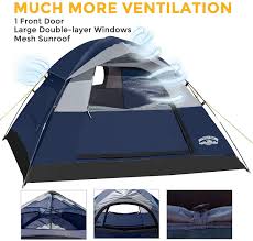 cing tent 2 person family dome tent