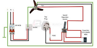 fan regulator connection circuit
