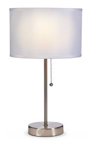Canvas Graydon Table Lamp White